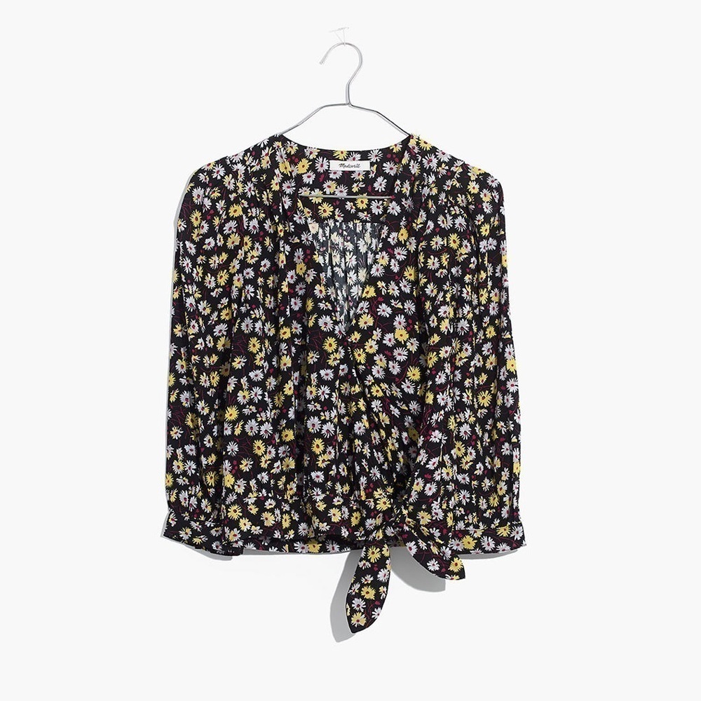NWT MADEWELL Wrap Top in French Floral